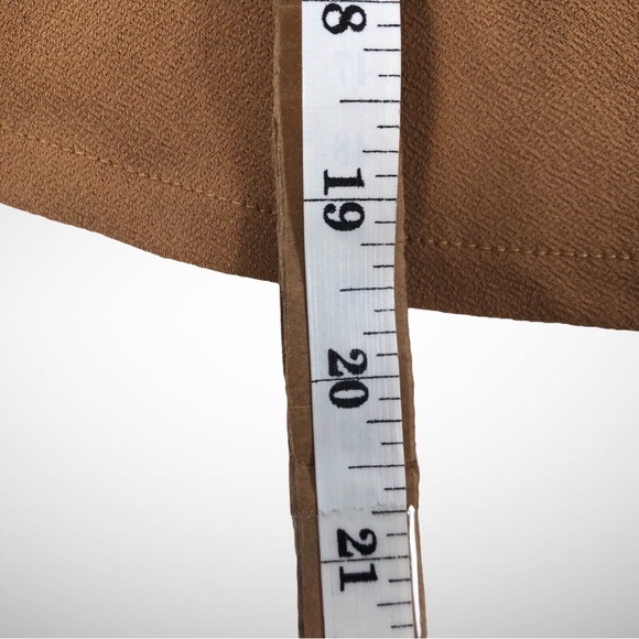 Express One Eleven Lace Up Tan Top Size Medium! - Picture 5 of 6